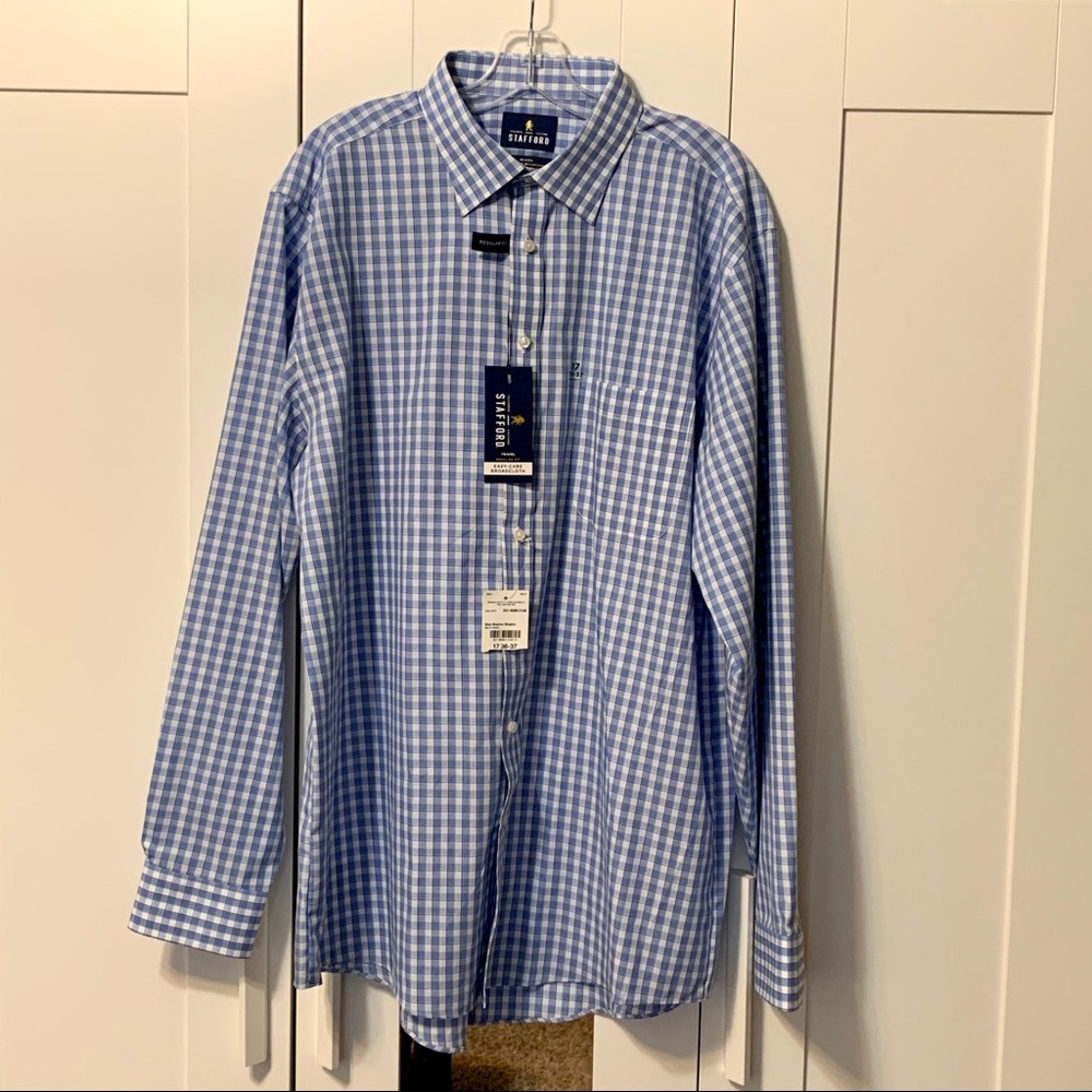 Mens Stafford Brand New Long Sleeve Shirt